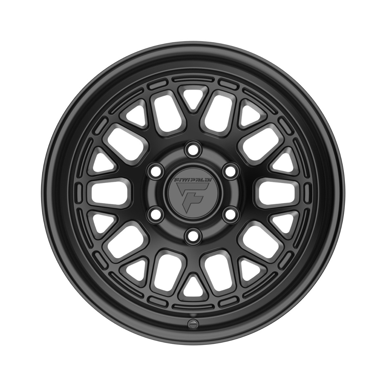 Set 4 17" Fittipaldi Offroad FT113SB Satin Black 17x8.5 Wheels 6x5.5 -06mm Rims