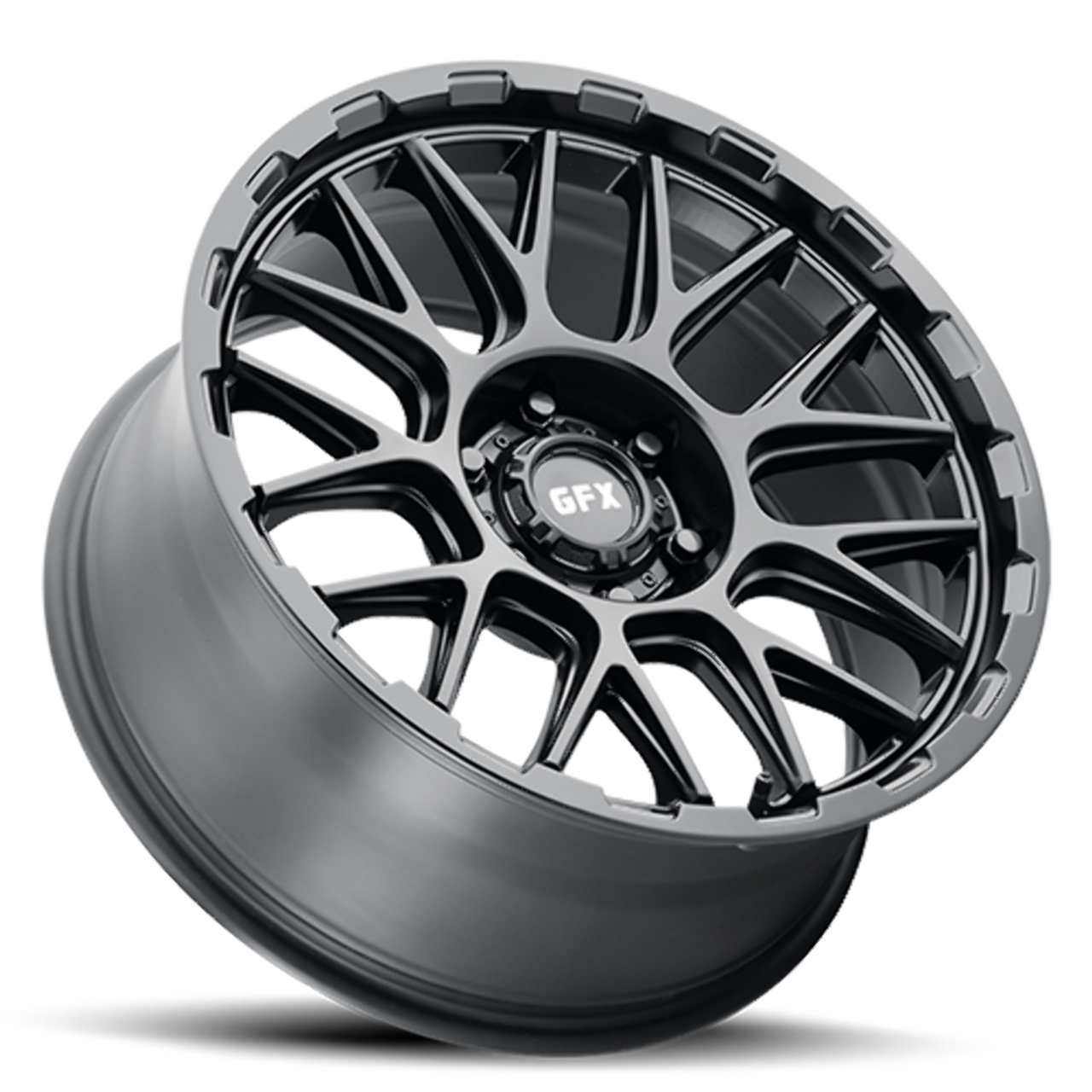 18" Voxx G-FX TM7 Matte Black 18x9 Wheel 6x135 12mm Rim For Ford Lincoln