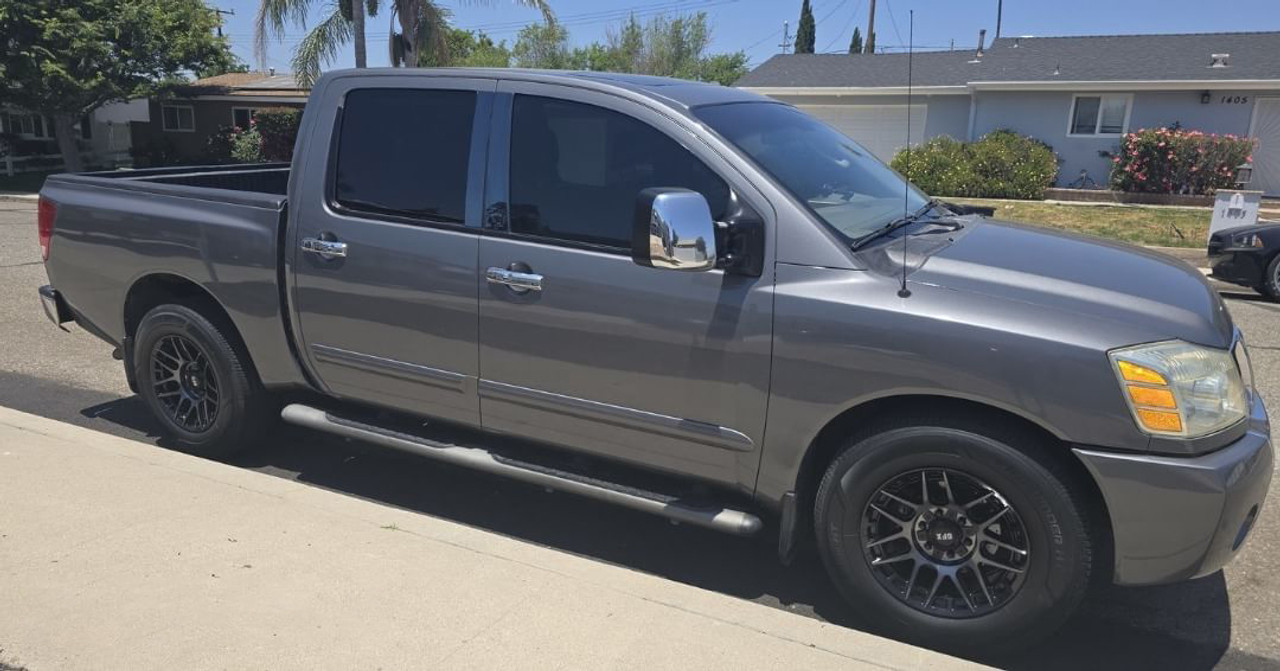 Set 4 18" Voxx G-FX TM8 Gloss Black with Dark Tint 18x9 Wheels 6x5.5 0mm Rims