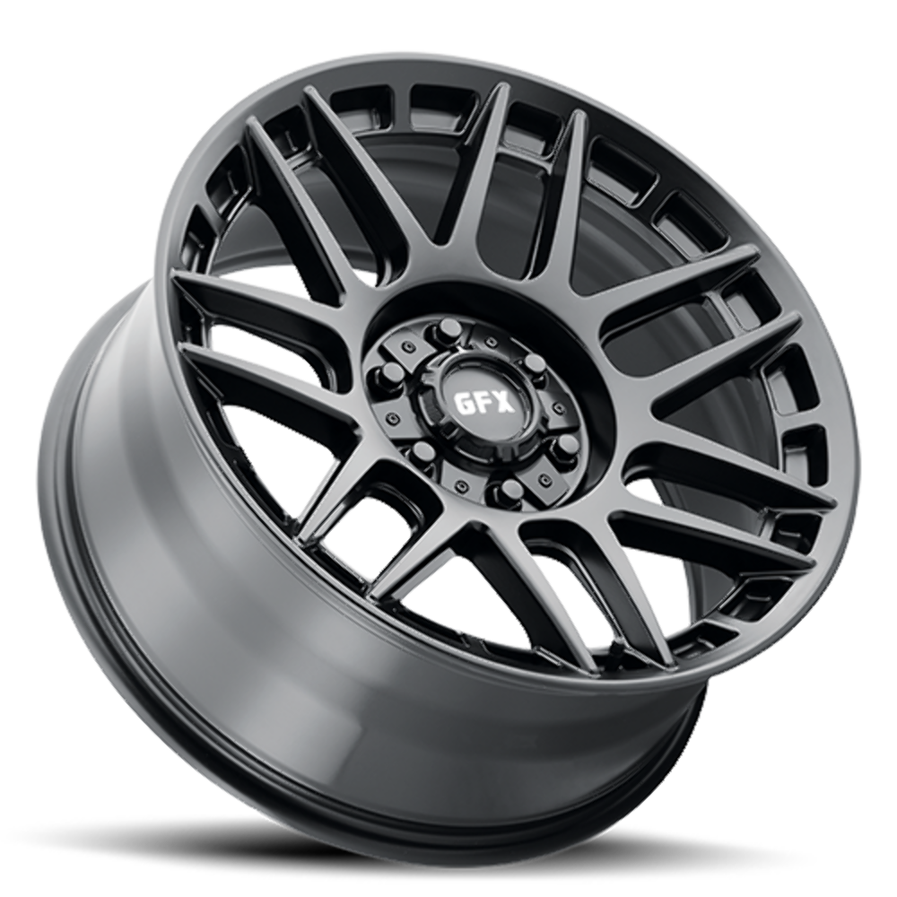 Set 4 18" Voxx G-FX TM8 Matte Black 18x9 Wheels 5x5 5x5.5 0mm Rims