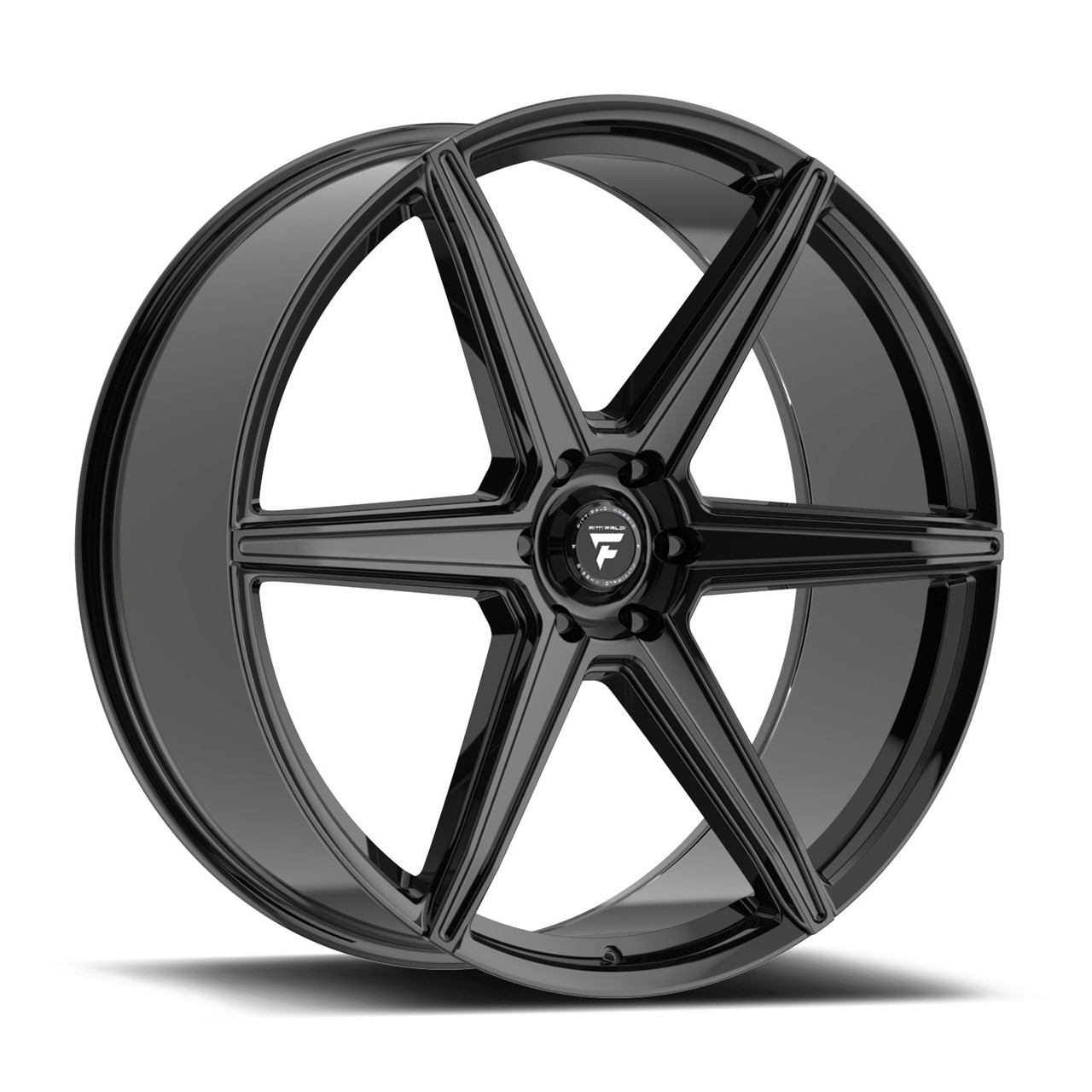 26" Fittipaldi Street FS373B Gloss Black 26x10 Wheel 6x135 30mm For Ford Lincoln
