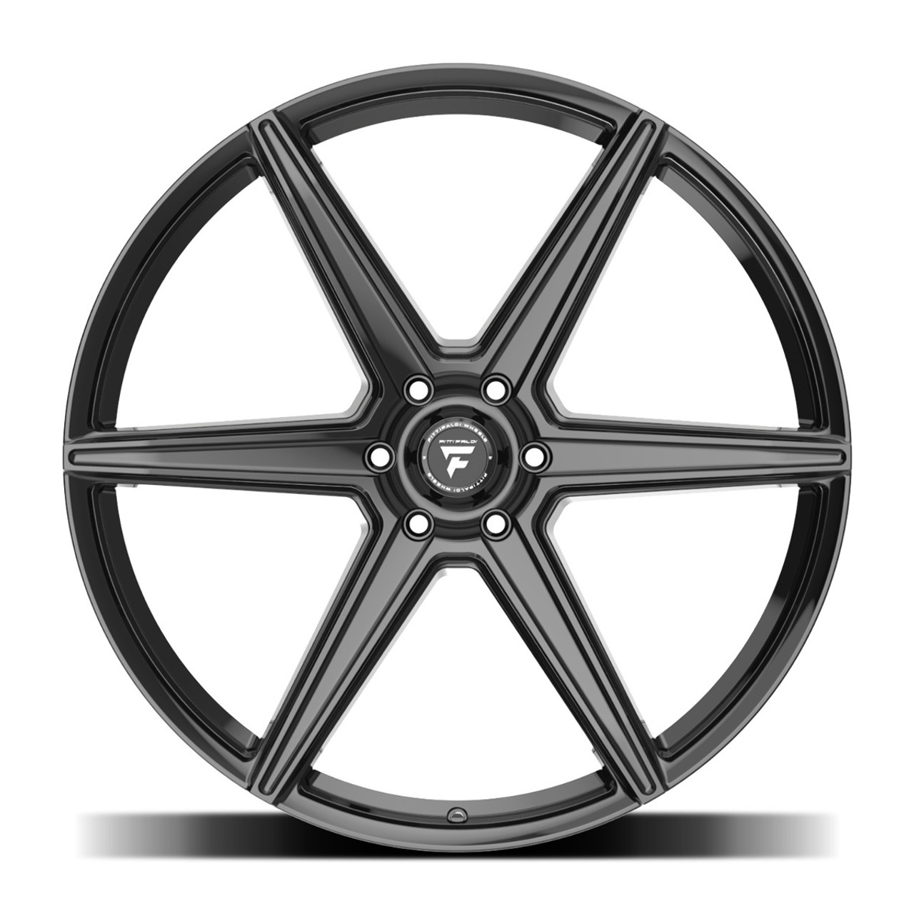 26" Fittipaldi Street FS373B Gloss Black 26x10 Wheel 6x135 30mm For Ford Lincoln