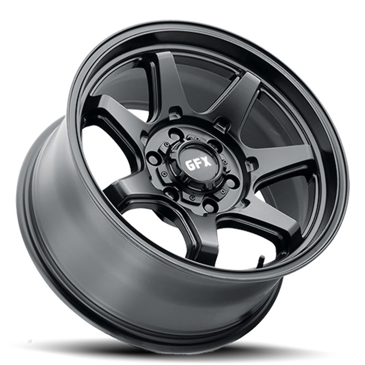 Set 4 17" Voxx G-FX TR32 Matte Black 17x9 Wheels 6x135 6x5.5 18mm For Ford Chevy