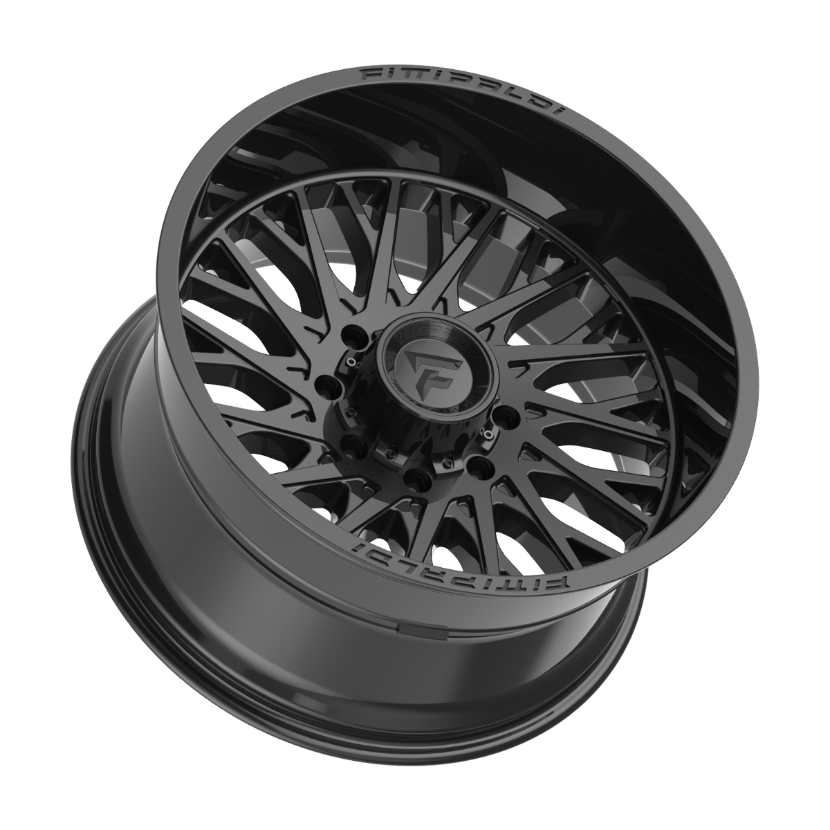 Set 4 22" Fittipaldi Off Road FA08 22x10 8x170 -19mm Gloss Black Lifted Wheels