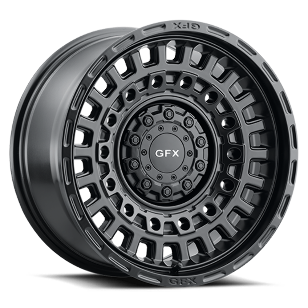 Set 4 20" Voxx G-FX TR29 Matte Black 20x9 Wheels 5x5 5x5.5 12mm For Dodge Jeep