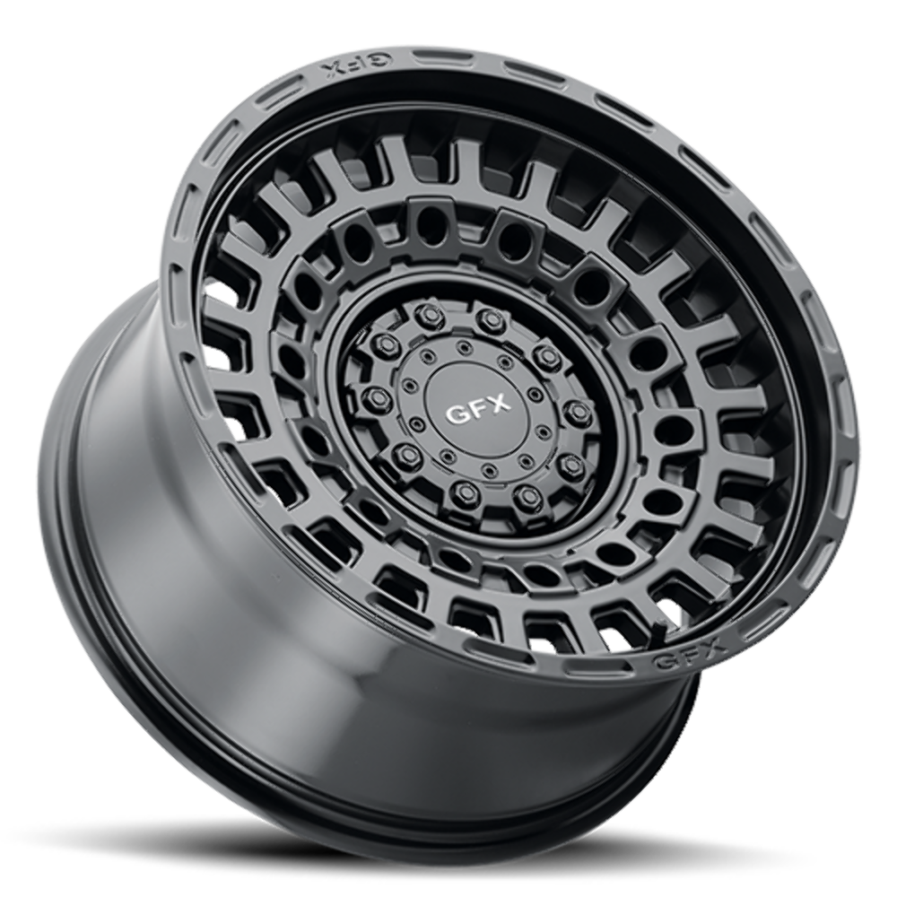 Set 4 20" Voxx G-FX TR29 Matte Black 20x9 Wheels 5x5 5x5.5 12mm For Dodge Jeep