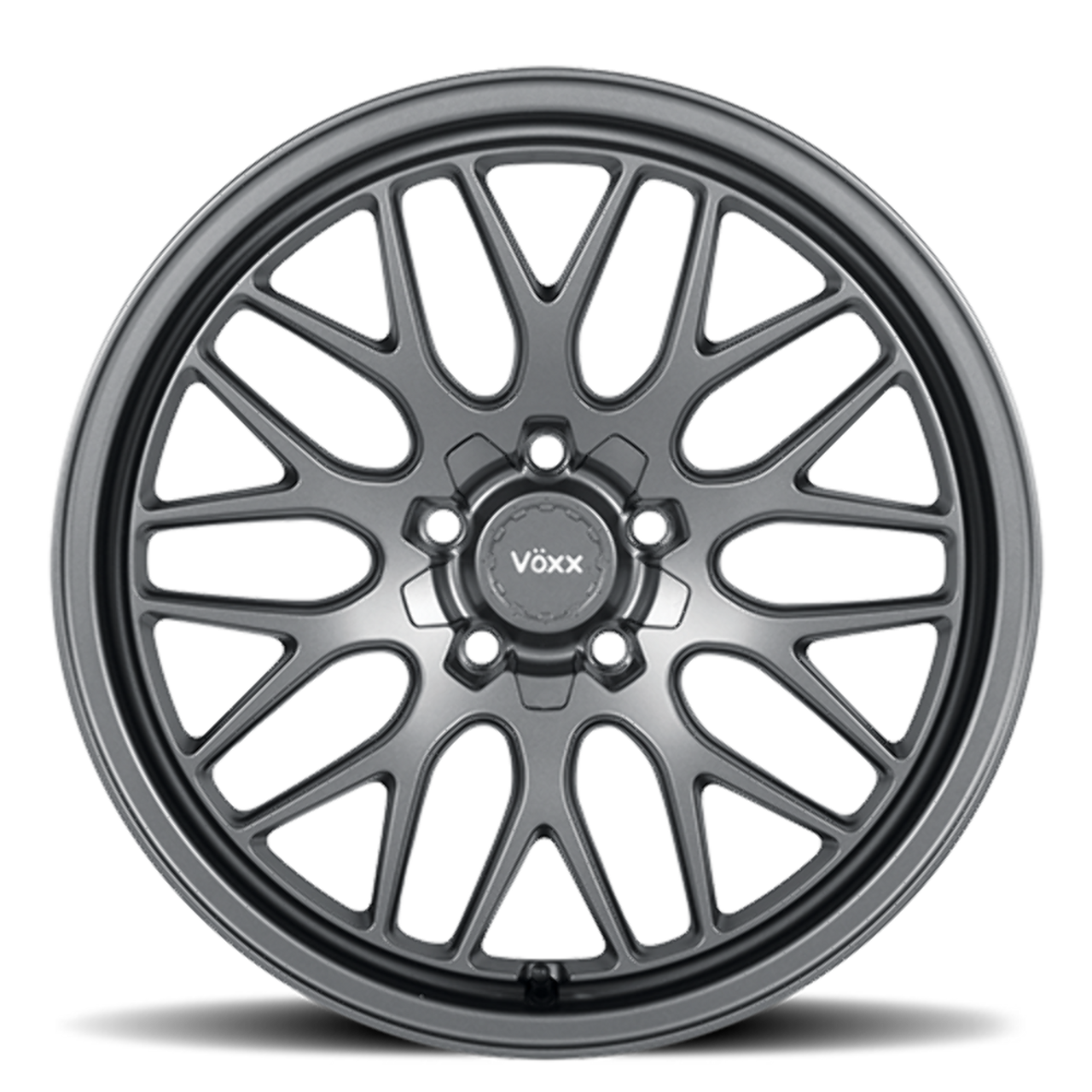 17" Voxx Nogara Carbon Grey 17x7.5 Wheel 5x4.25 5x4.5 40mm Rim