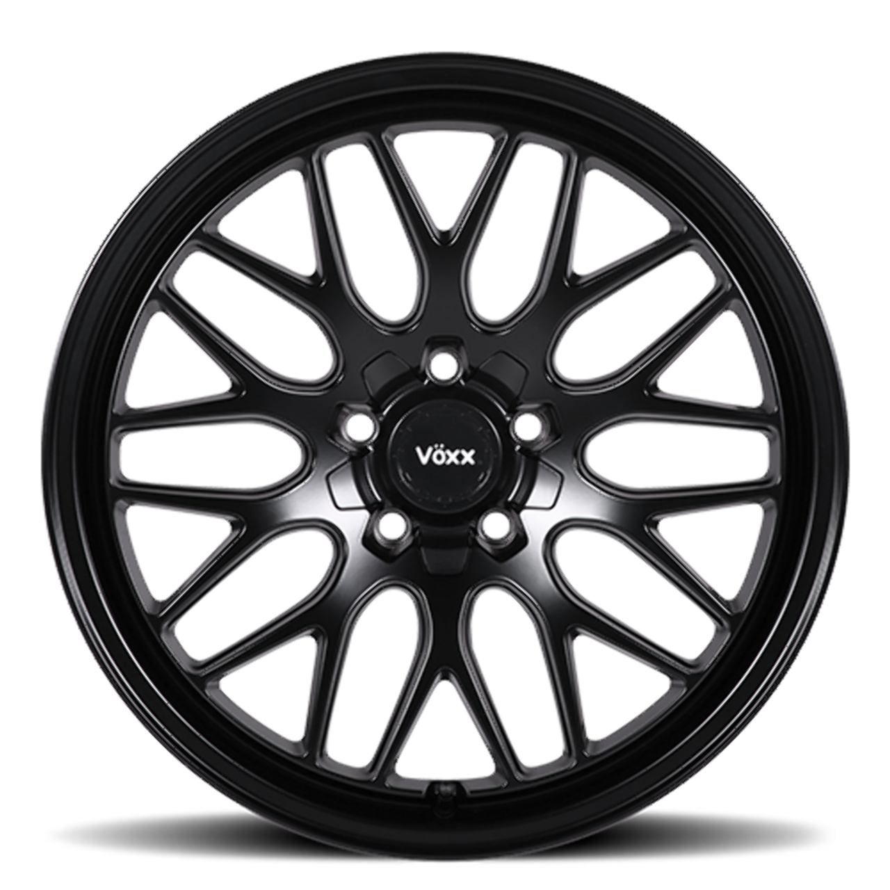 17" Voxx Nogara Matte Black 17x7.5 Wheel 5x112 5x120 40mm Rim