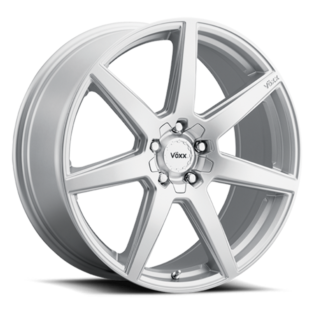 Set 4 18" Voxx Desso Silver 18x8 Wheels 5x4.25 5x4.5 40mm Rims
