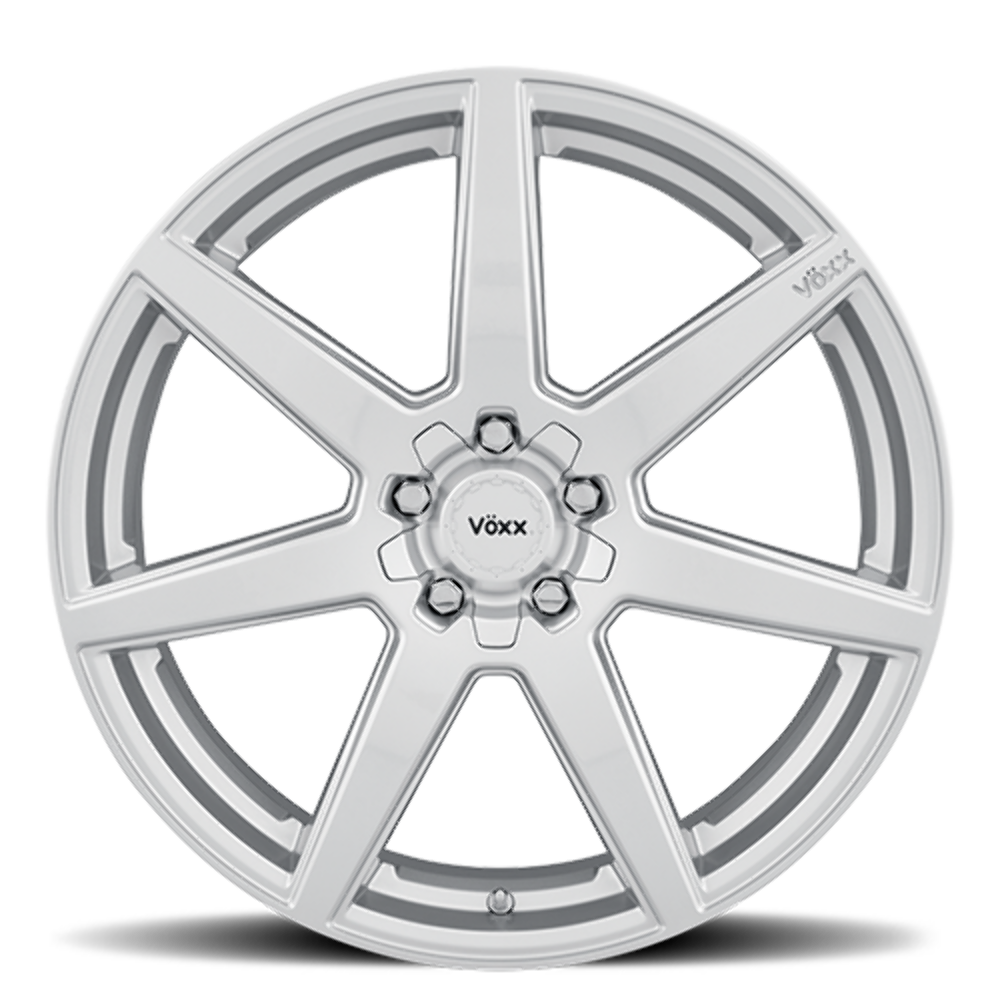 Set 4 18" Voxx Desso Silver 18x8 Wheels 5x4.25 5x4.5 40mm Rims