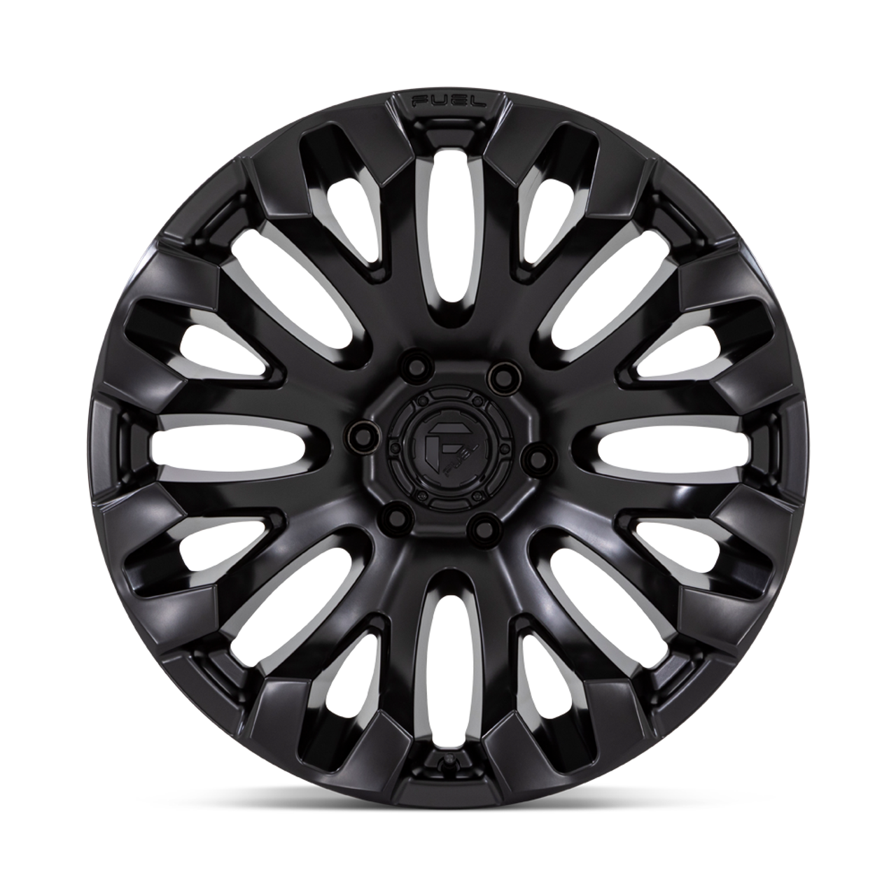 Fuel 1PC D831 Quake 20x10 5x5.5 Blackout Wheel 20" -18mm Rim