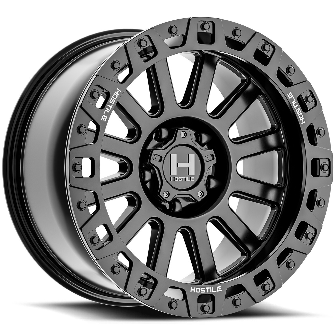 20" Hostile H139 Dominator Asphalt 20x9 Wheel 6x135 1mm For Ford Lincoln Rim