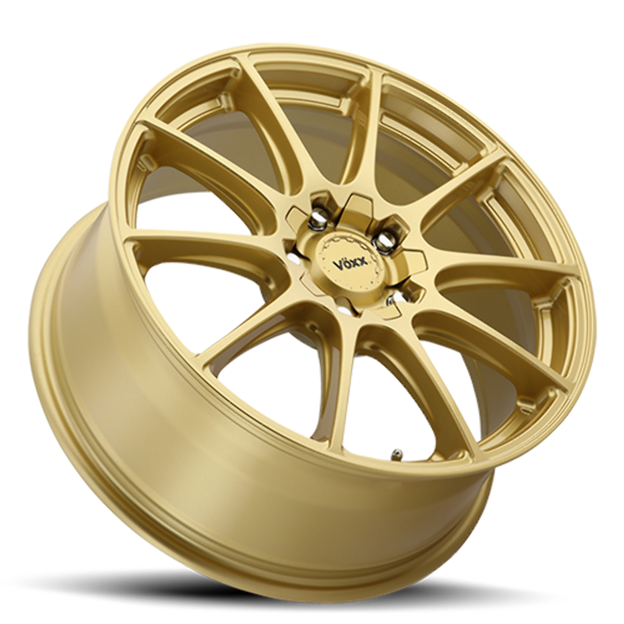Set 4 18" Voxx Cotto Gold 18x8 Wheels 5x4.25 5x4.5 40mm Rims