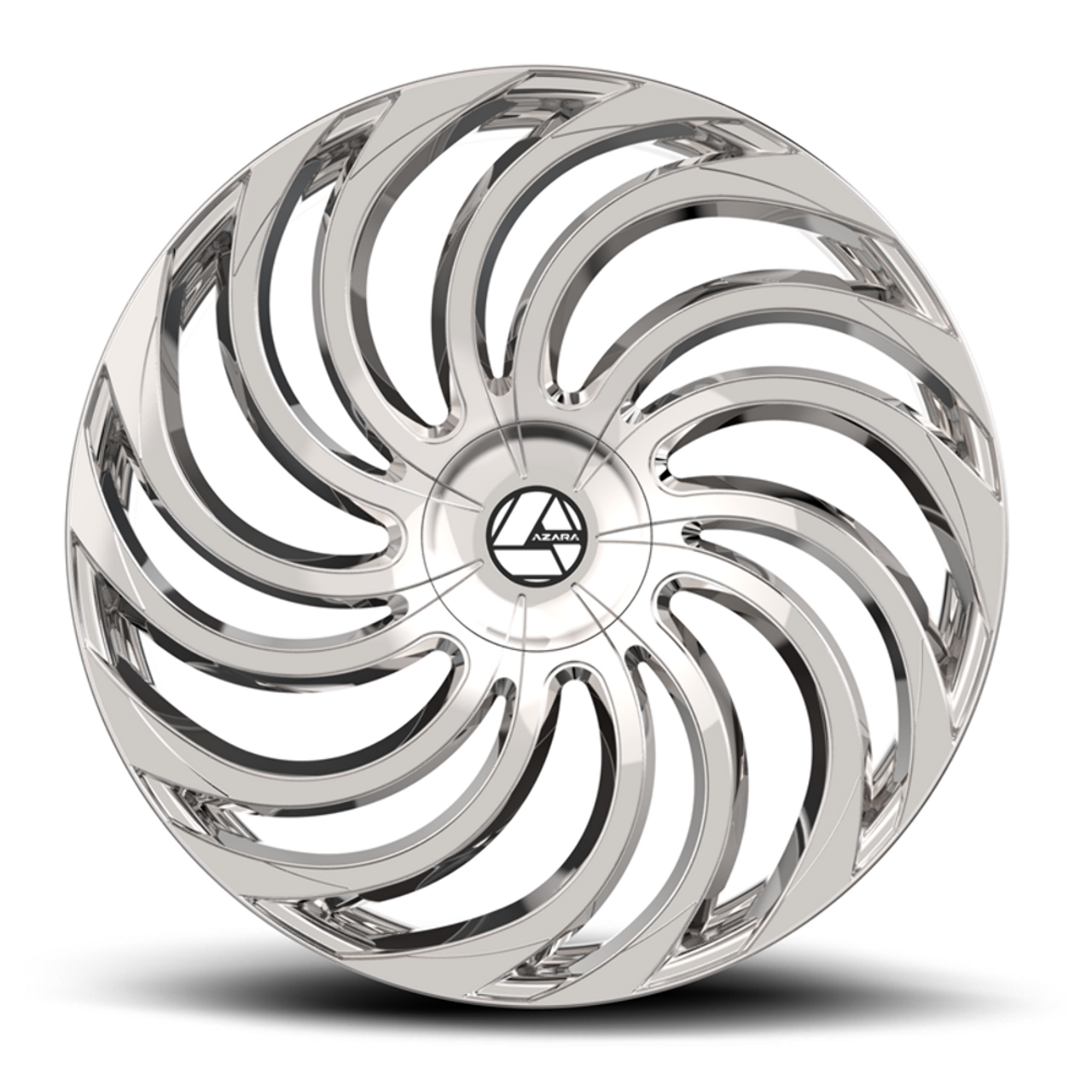 22" Azara AZA-534 Nano Chrome 22x9.5 Wheel 6x135 6x5.5 22mm Rim