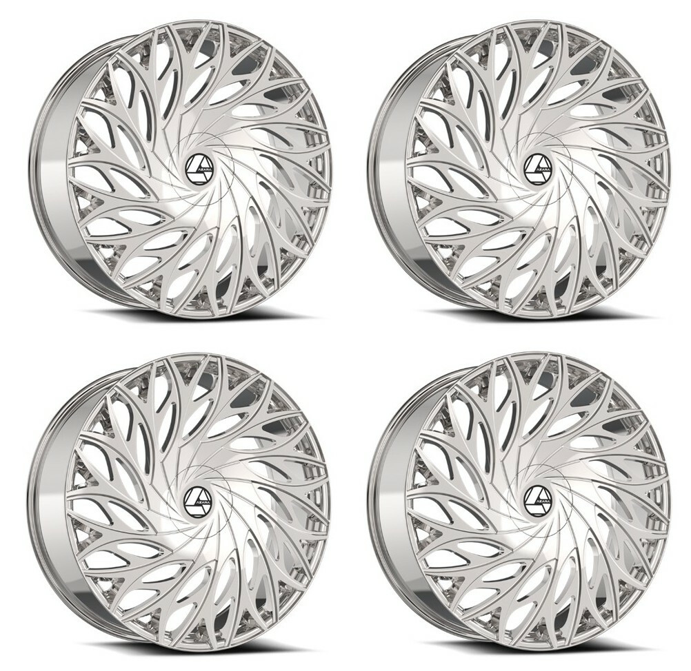 Azara AZA-525 Wheels 18 Inch 5x112 5x4.5 (5x114.3) Nano Chrome A2i Whe