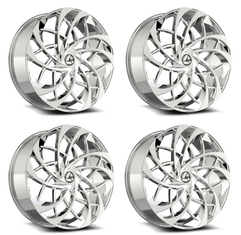 Azara AZA-540 Wheels 18 Inch 5x112 5x4.5 (5x114.3) Nano Chrome A2i Whe