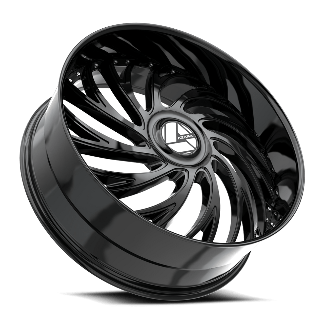 18" Azara AZX-101 Gloss Black 18x8 Wheel 5x100 5x4.5 35mm Rim