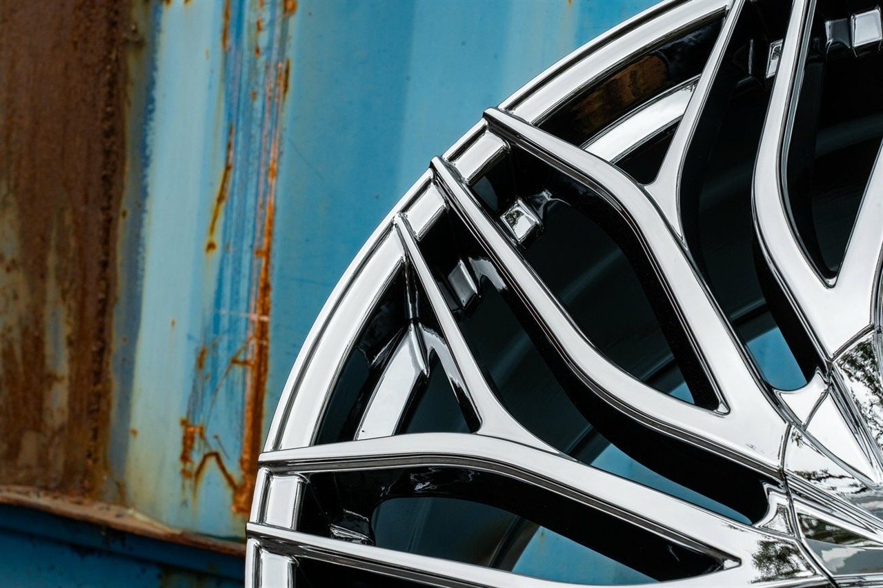 18" Azara AZA-541 Nano Chrome 18x8 Wheel 5x4.5 5x120 35mm Rim