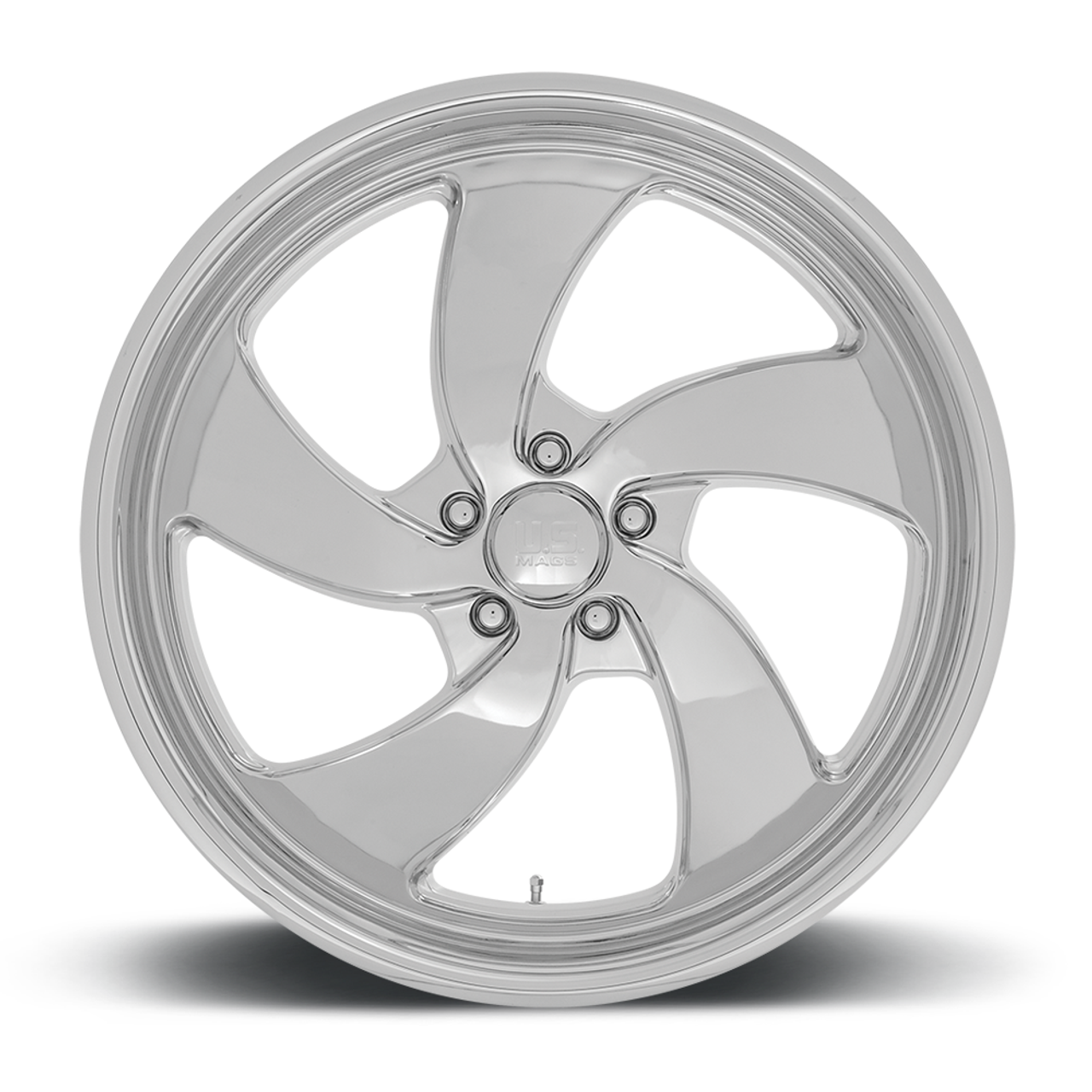 22" US Mag 1PC U132 Desperado 22x8.5 5x5 Chrome Right Wheel 1mm Rim For Chevy