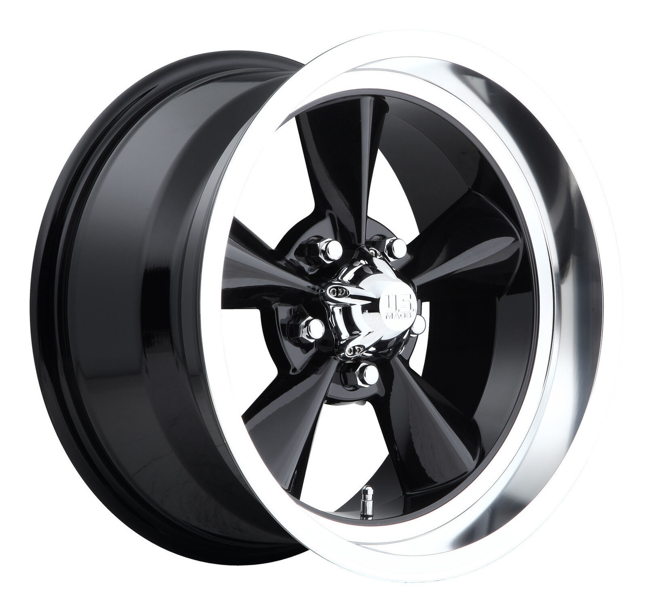 US Mag 1PC U107 Standard 15x8 5x4.75 Gloss Black Wheel 15" 1mm Rim US Mag 1PC U107 Standard 15x8 5x4.75 Gloss Black Wheel 15" 1mm Rim