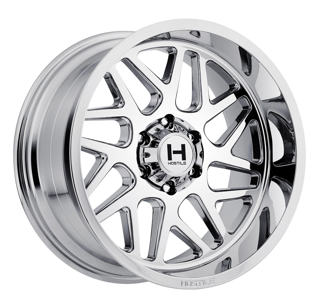 20" Hostile H108 Sprocket Armor Plated 20x10 Wheel 5x5.5 -19mm For Dodge Ram Rim
