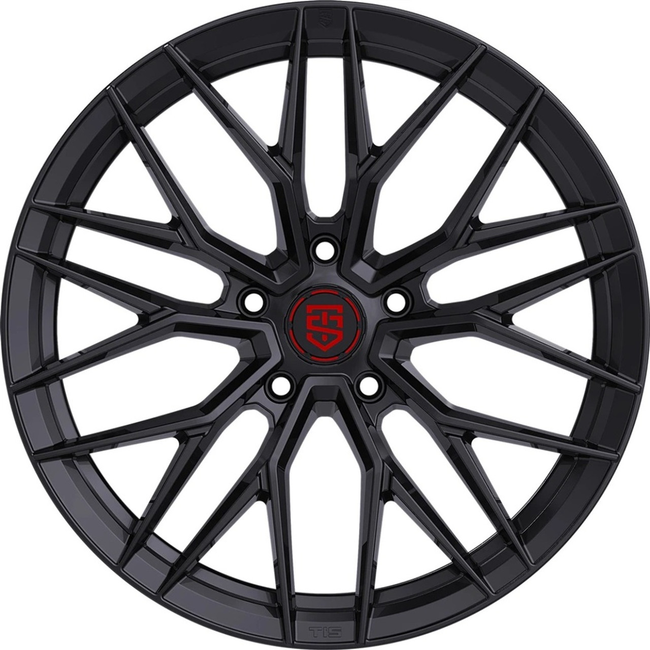 Set 4 16" TIS Motorsports 505B Gloss Black 16x7.5 Wheels 5x100 35mm Rims