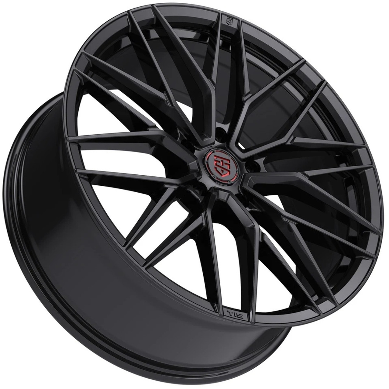 Set 4 16" TIS Motorsports 505B Gloss Black 16x7.5 Wheels 5x100 35mm Rims