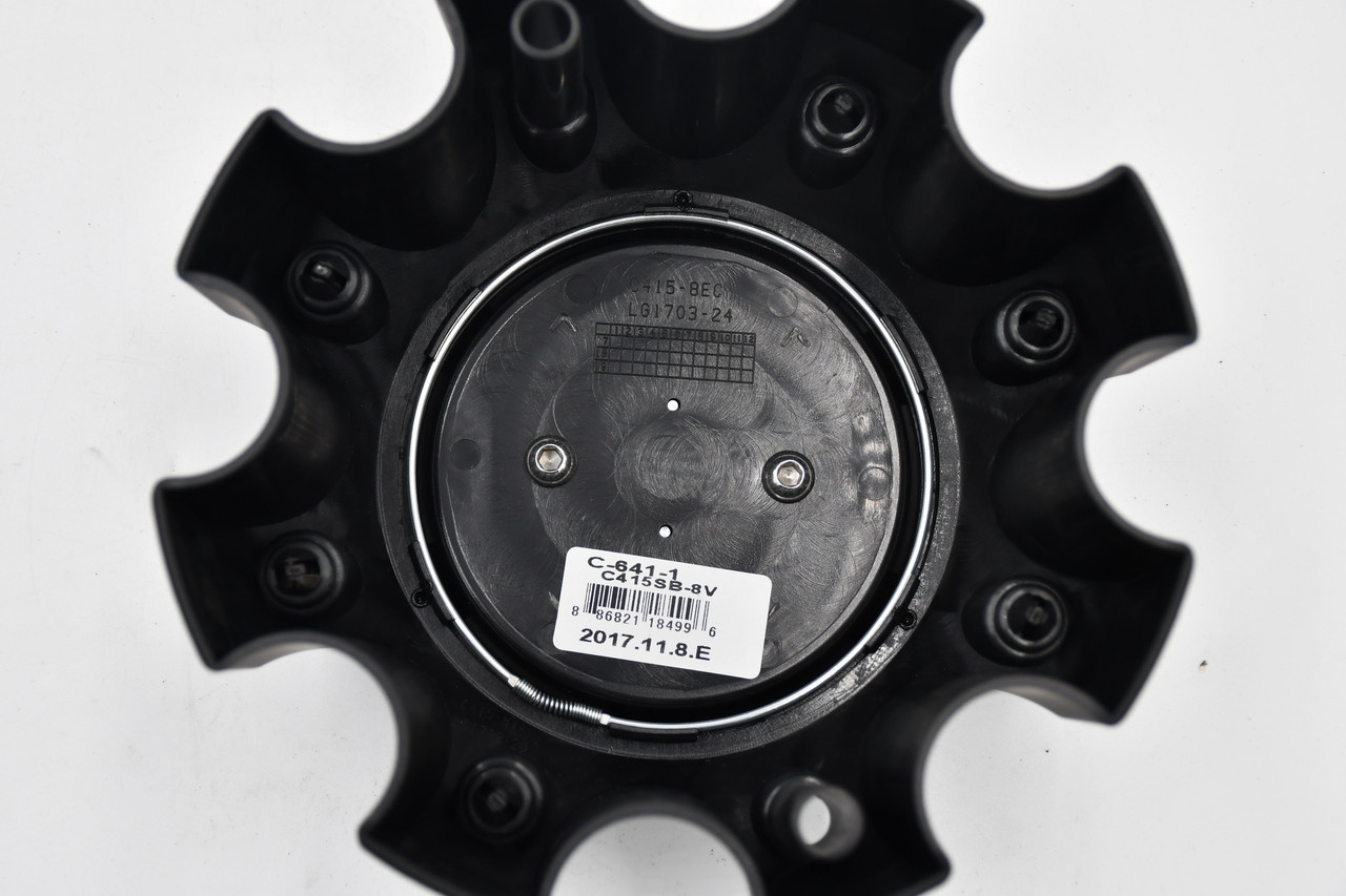 Vision Wheel 360 361 362 363 Satin Black Center Cap C360SB-8V Fits 8 Lug