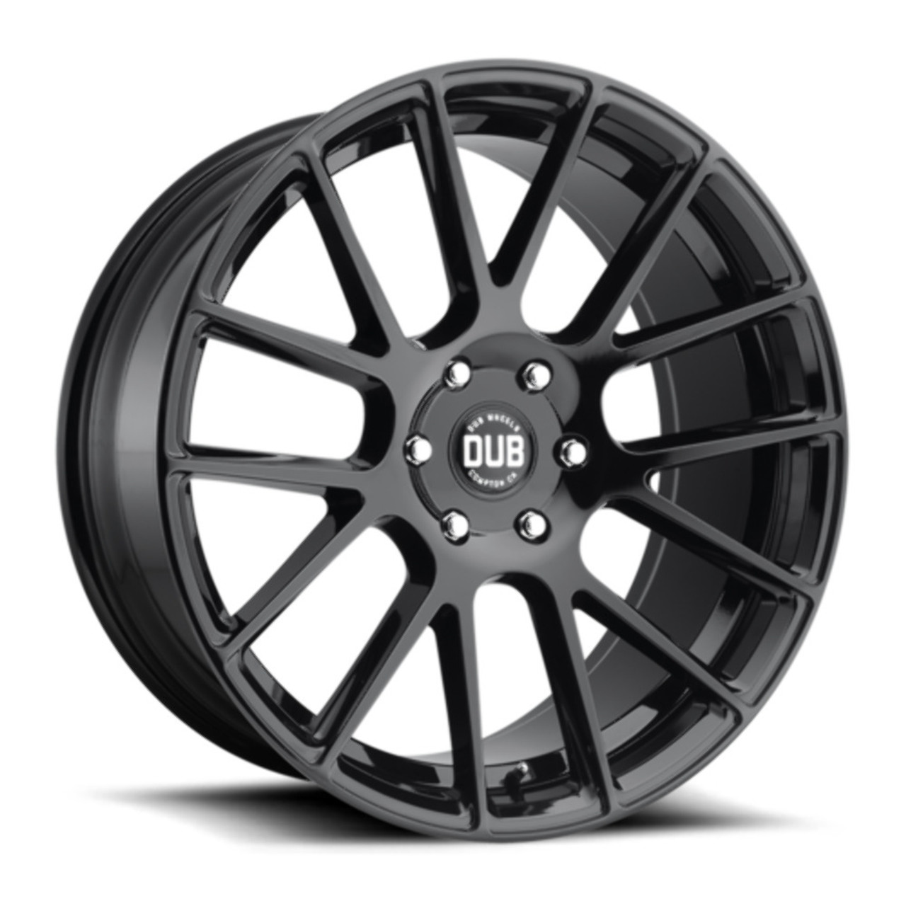22" DUB 1PC S205 Luxe 22x9.5 6x5.5 Gloss Black Wheel 20mm For Chevy GMC Cadillac 22" DUB 1PC S205 Luxe 22x9.5 6x5.5 Gloss Black Wheel 20mm For Chevy GMC Cadillac