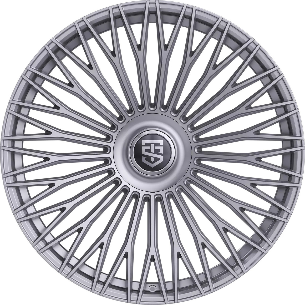 22" TIS Motorsports 507S Gloss Silver 22x9 Wheel 5x4.5 5x120 40mm Rim