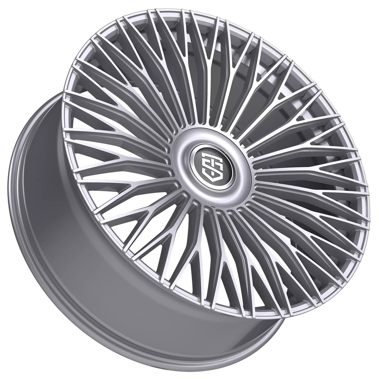 22" TIS Motorsports 507S Gloss Silver 22x9 Wheel 5x4.5 5x120 40mm Rim