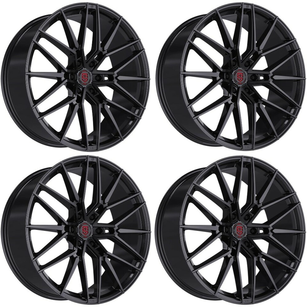 TIS Motorsports 506B Wheels 26 Inch 6x135 Gloss Black A2i Wheel and Ti