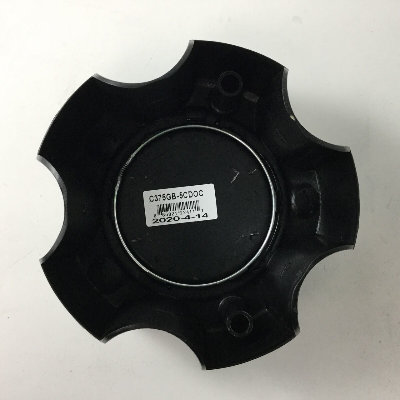 Vision 375 Warrior C375GB-5CDOC Black Wheel Center Cap Tall Fits 5x5.5 5x150