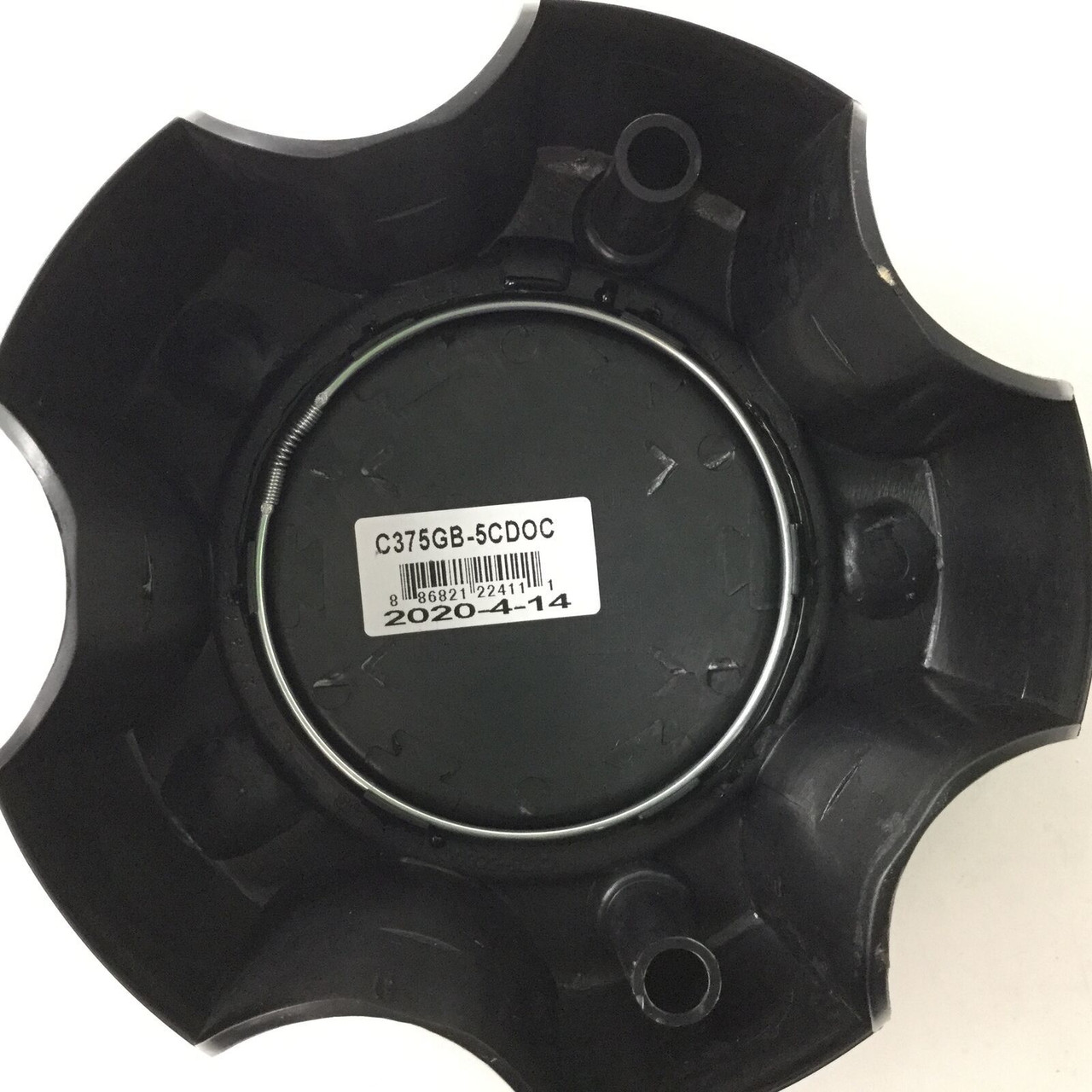 Vision 375 Warrior C375GB-5CDOC Black Wheel Center Cap Tall Fits 5x5.5 5x150