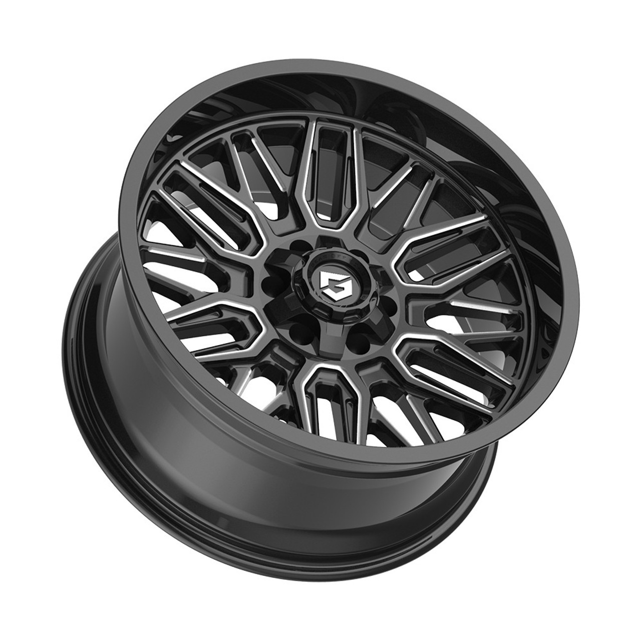 Set 4 20" Gear Off Road 775BM Surge Black Milled 20x10 Wheels 6x135 6x5.5 -19mm