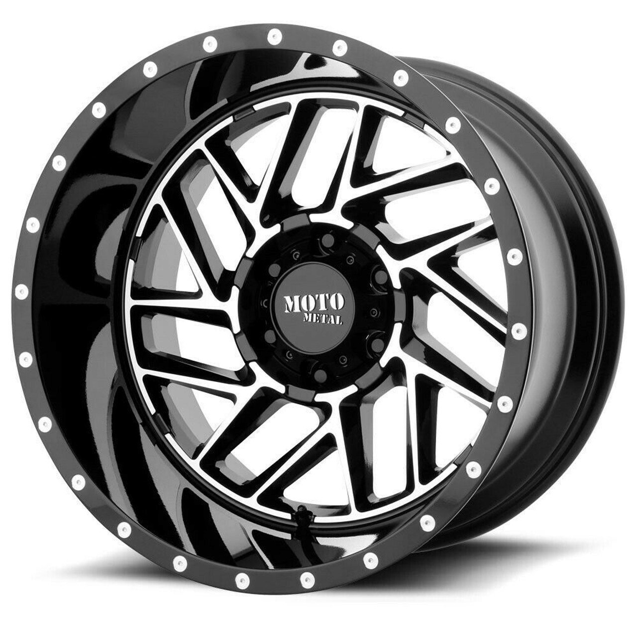 Moto Metal MO985 Breakout 20x9 6x135 Gloss Black Machined Wheel 20" 0mm Rim