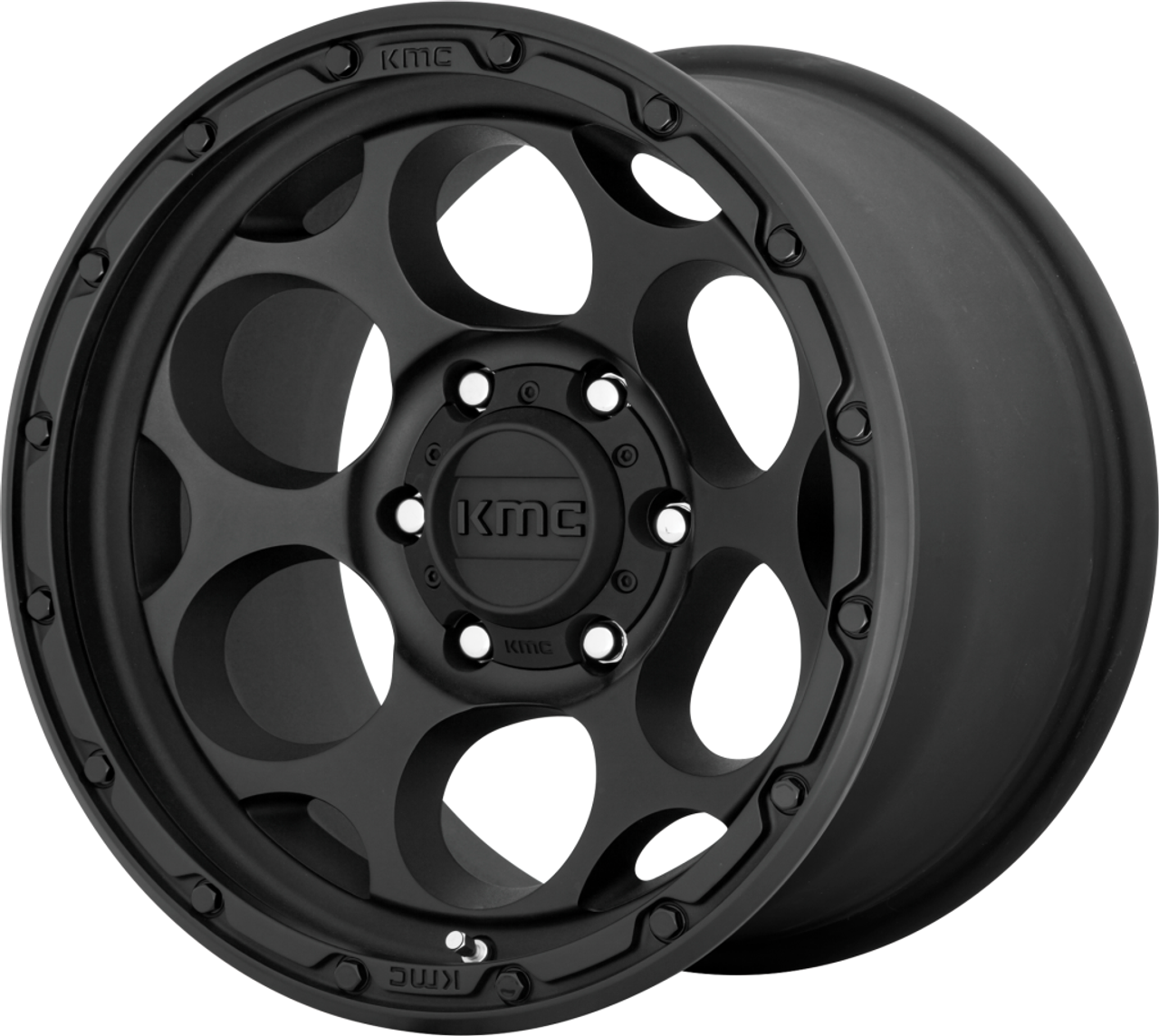 KMC KM541 Dirty Harry 18x8.5 5x150 Textured Black Wheel 18" 18mm Rim