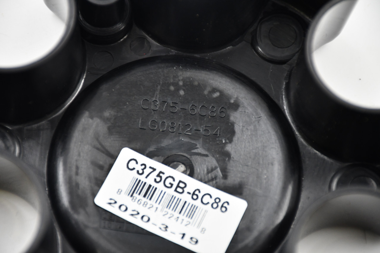 Vision 375 Warrior Gloss Black 6x4.5 Wheel Center Cap Hub Cap C375GB-6C86 6 Lug