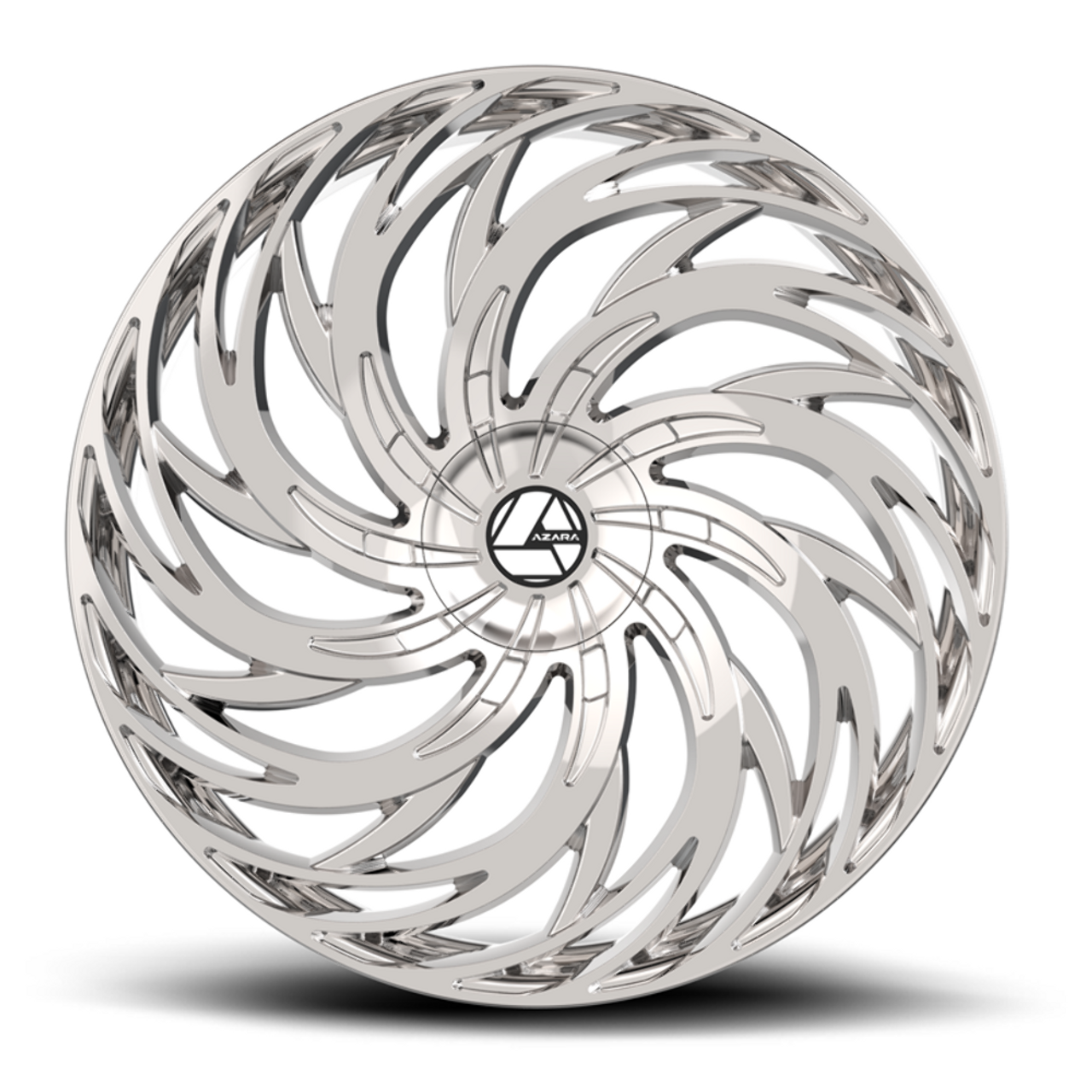 18" Azara AZA-531 Nano Chrome 18x8 Wheel 5x112 5x4.5 35mm Rim