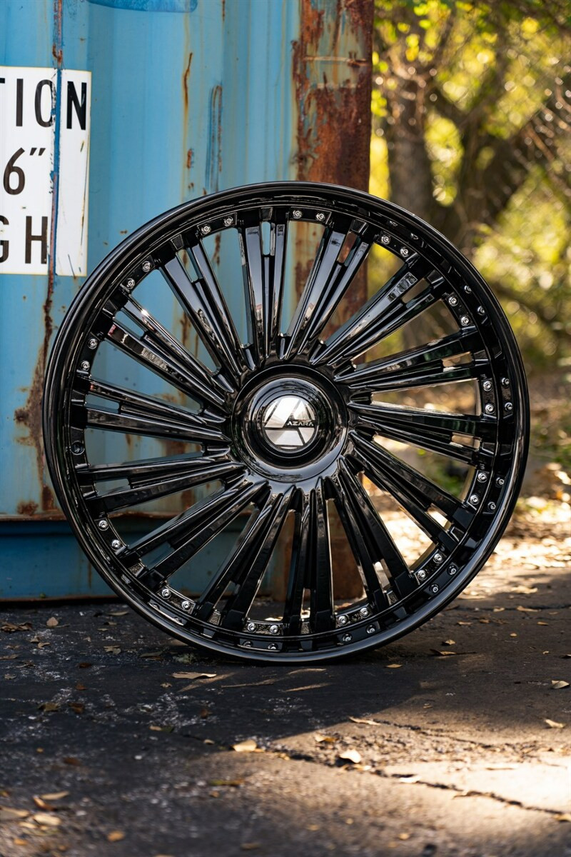 Azara AZX-102 Wheels 28 Inch 6x135 6x5.5 (6x139.7) Gloss Black A2i Whe