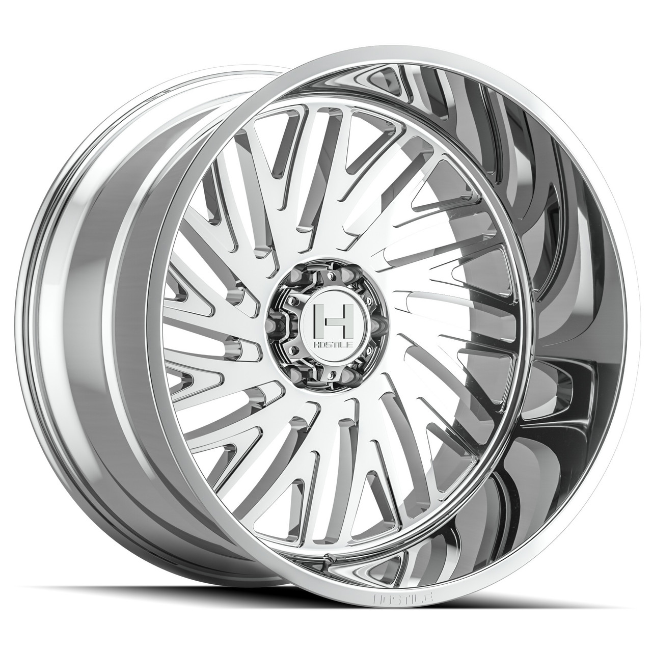 20" Hostile H131 Syclone Armor Plated 20x9 Wheel 6x5.5 0mm For Chevy GMC Ram Rim