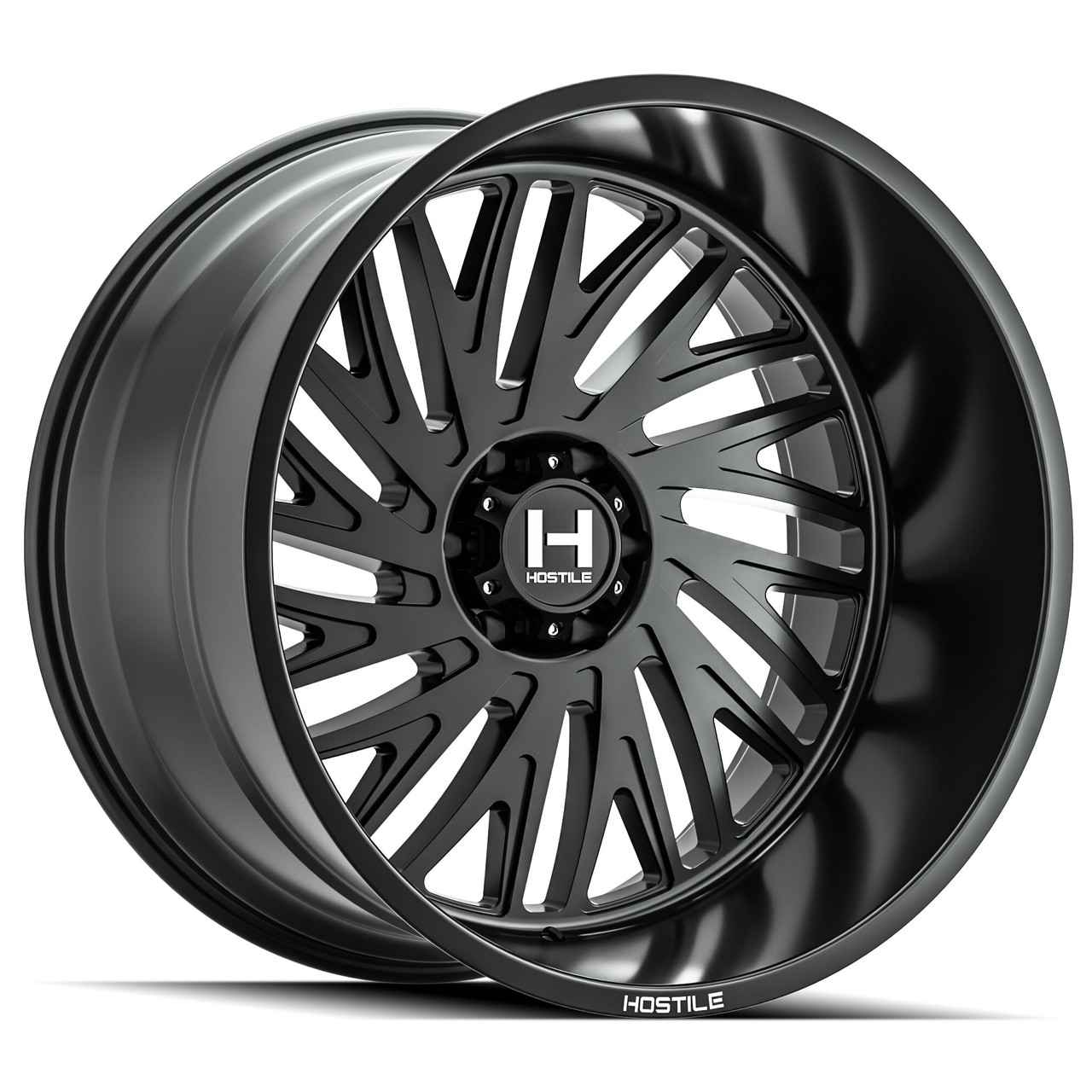 Set 4 20" Hostile H131 Syclone Asphalt 20x10 Wheels 6x135 -19mm Lifted Rims
