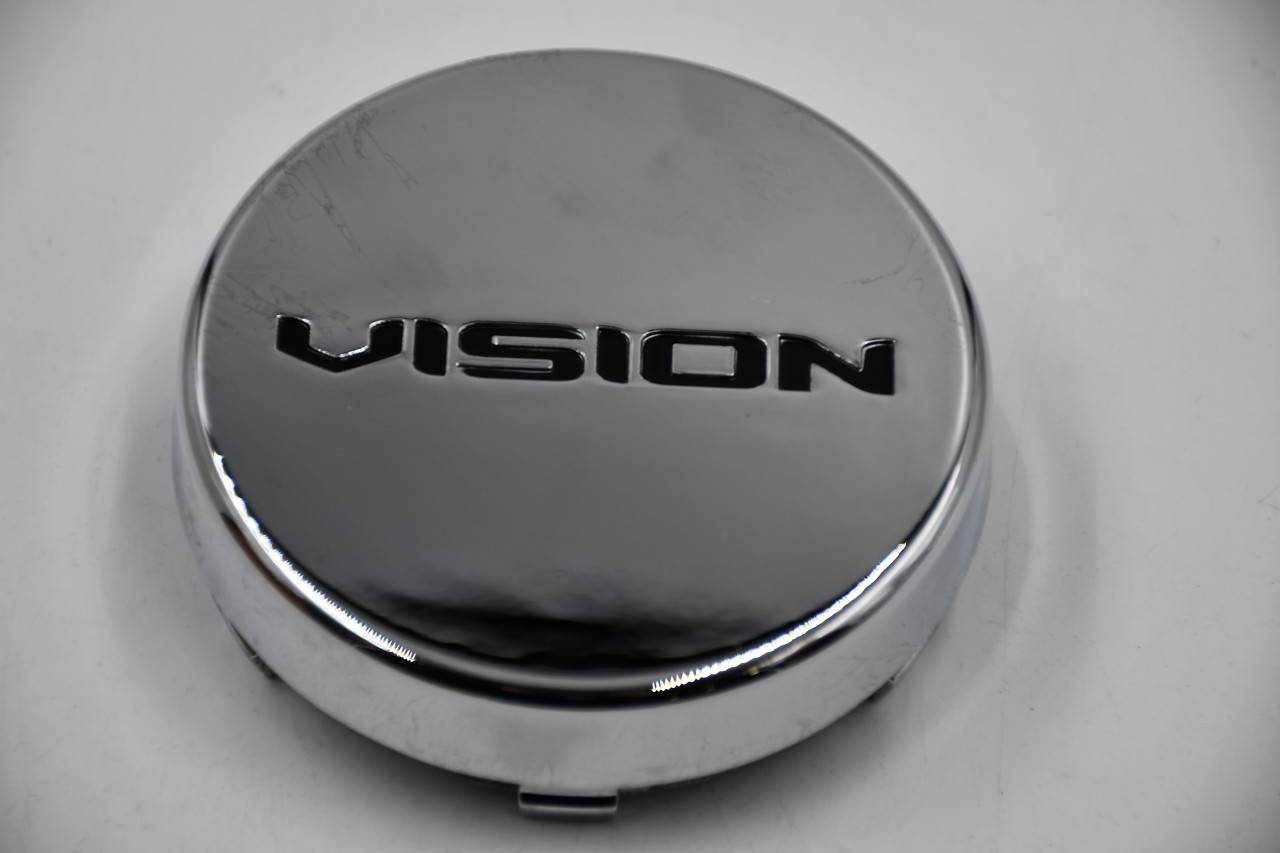 Vision Chrome Wheel Center Cap Hub Cap C324-V 3.25" Snap in