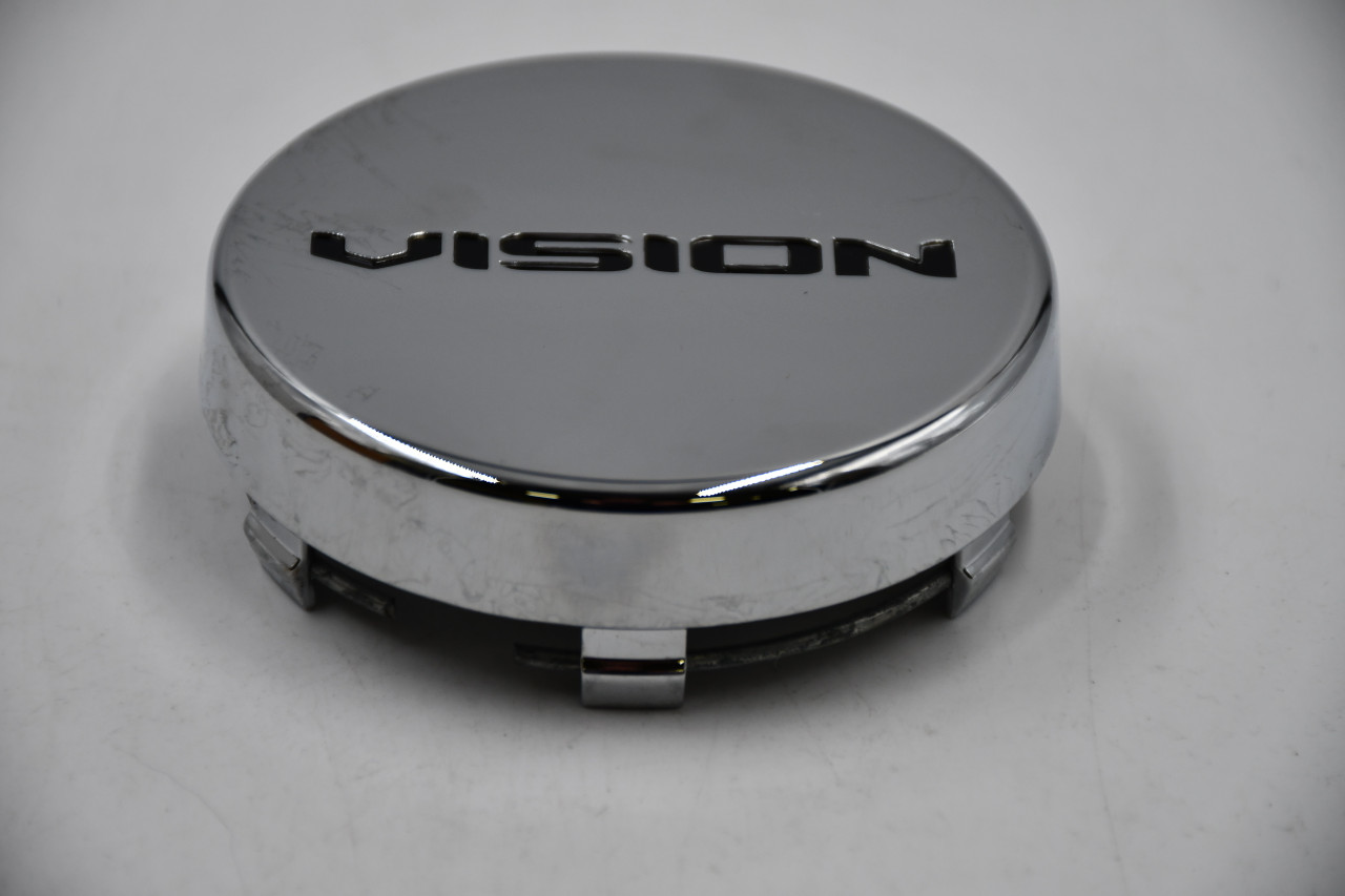 Vision Chrome Wheel Center Cap Hub Cap C324-V 3.25" Snap in