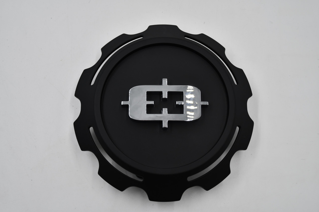 Vision 390 Empire Satin Black Wheel Center Cap C390SB-5V 7.5 Inch OEM Replacement