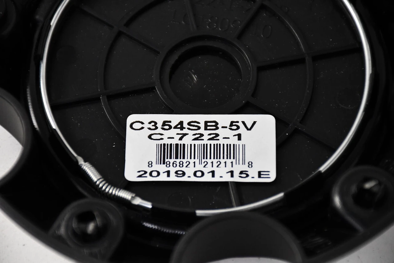 Vision 354 Manx 2 Satin Black C354SB-5V Wheel Center Cap Fits 5x5.5 5x150 5x135