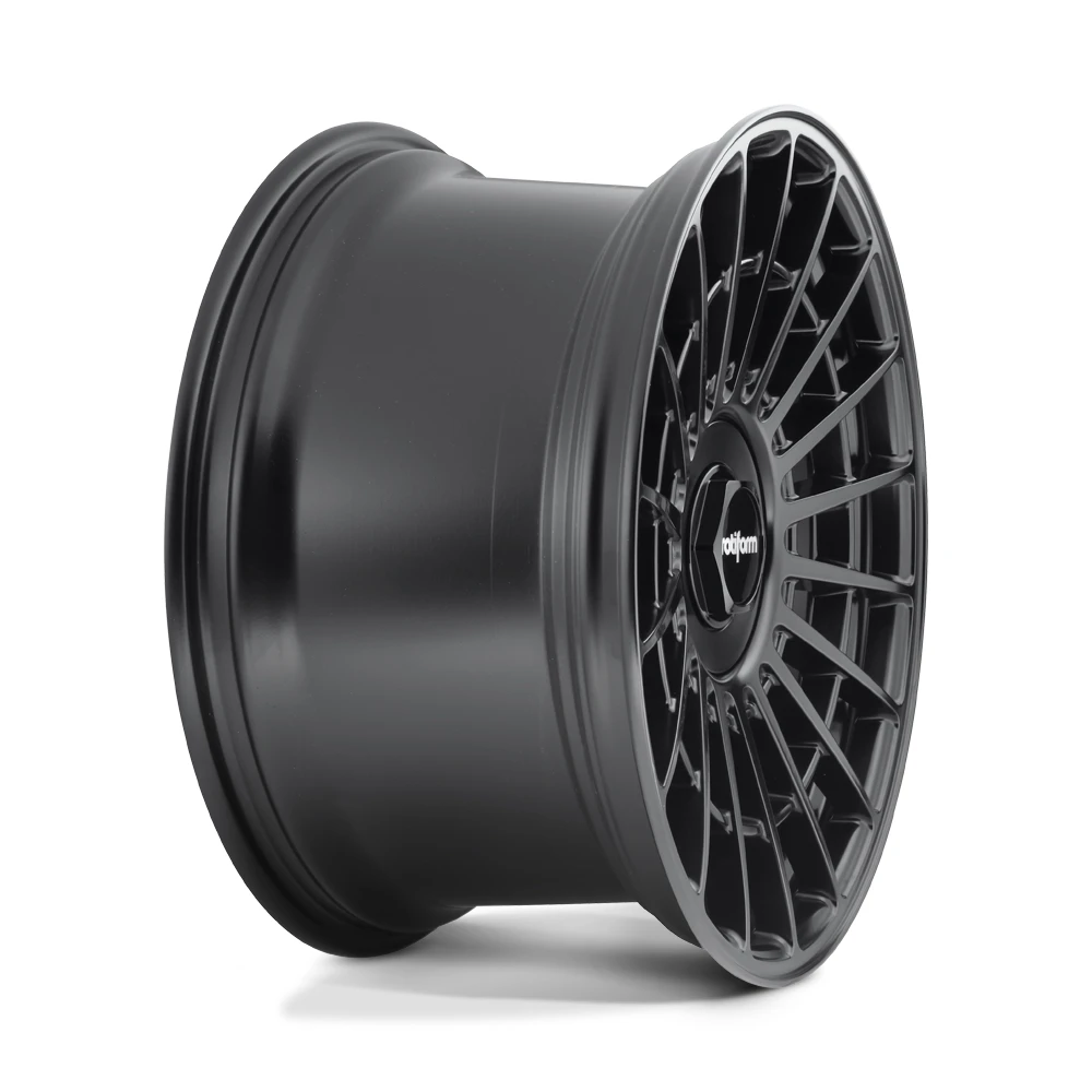18" Rotiform 1PC R142 Las-R 18x8.5 Matte Black 5x112/4.5 Wheel 45mm Rim
