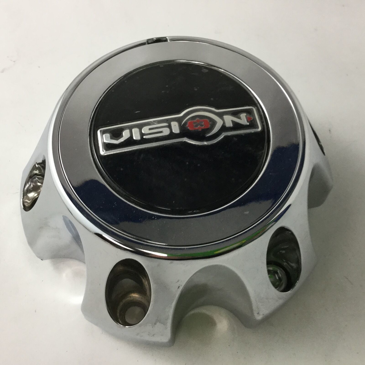 Vision 6 Lug Brutal 392 Wheel Center Hub Cap Chrome 5.5" C392-6V VIS336 Vision 6 Lug Brutal 392 Wheel Center Hub Cap Chrome 5.5" C392-6V VIS336