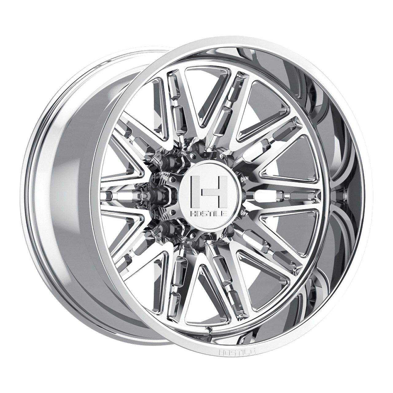 Set 4 22" Hostile H126 Maniac Armor Plated 22x12 Wheels 8x180 -44mm Lifted Rims