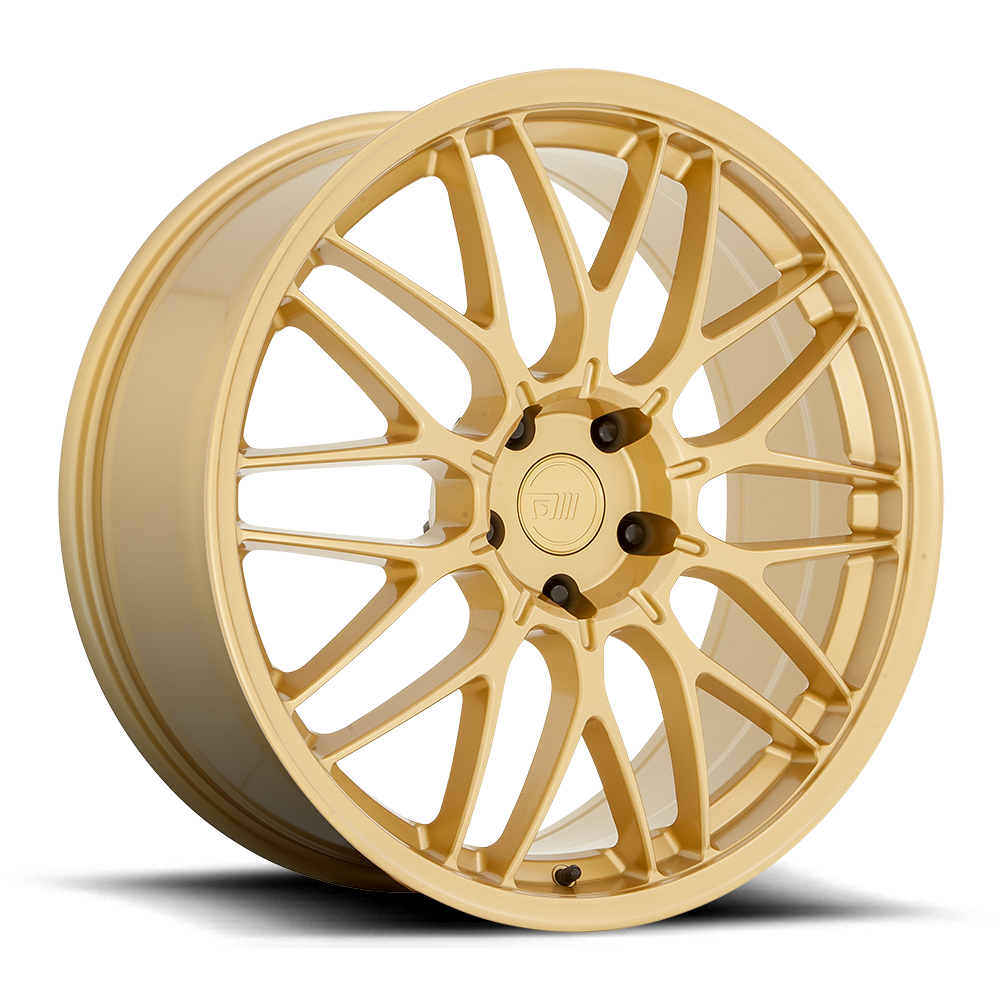 Motegi MR153 CM10 19x8.5 5x100 Rally Gold Wheel 19" 30mm Rim